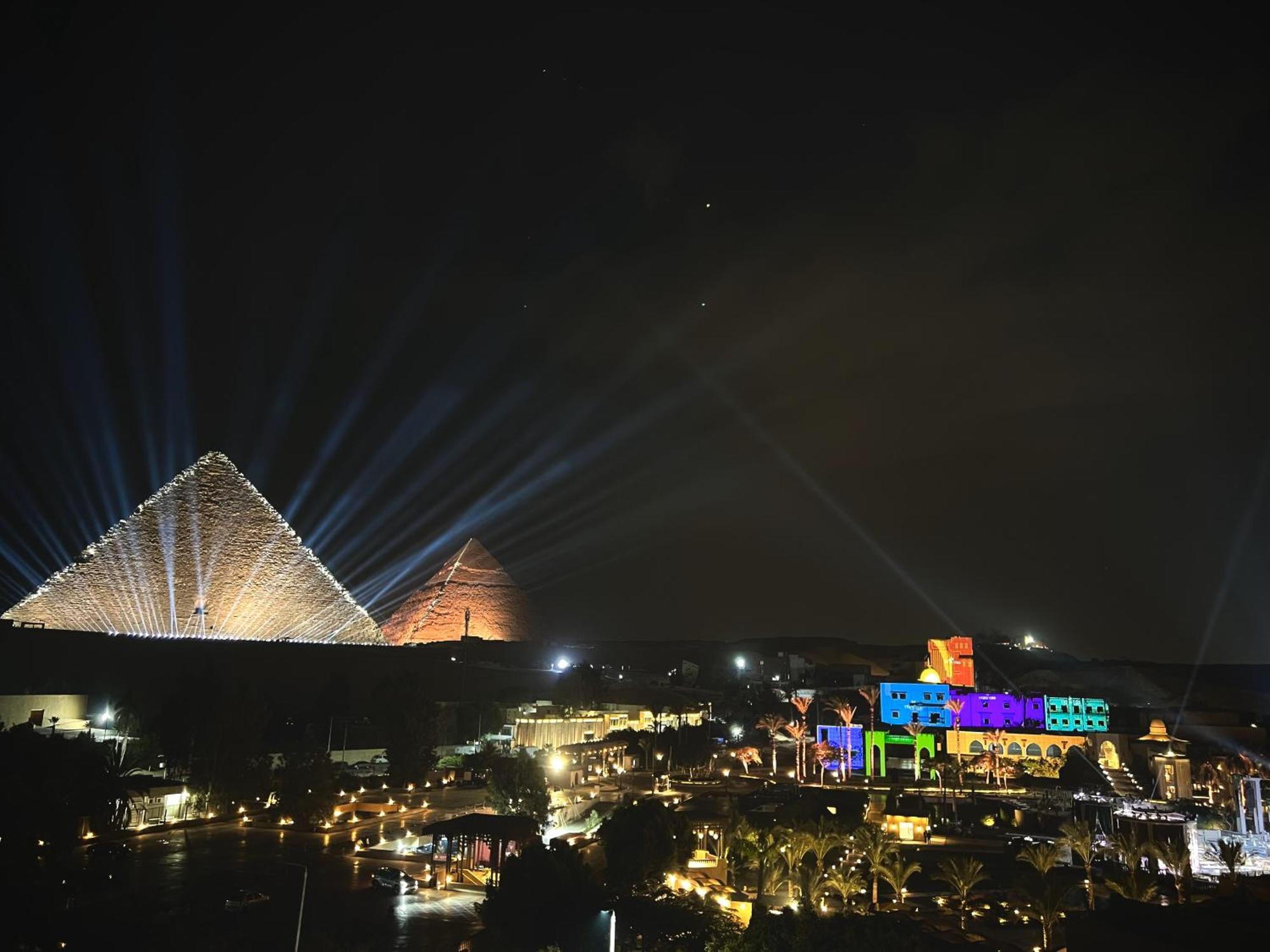 Turquoise Pyramids & Grand Egyptian Museum View Hotel Kafret el-Gabal 외부 사진